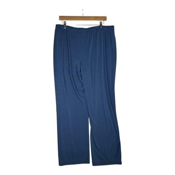 Chico's Easywear Elastic Waist Pants sz 3 (XL) Blue - Picture 1 of 9